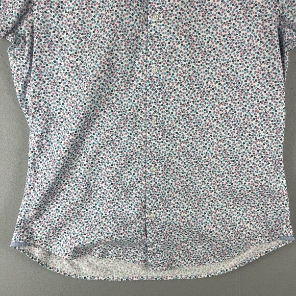 Bonobos Riviera Shirt Mens XL Long Stretch Tailored Fit Floral Button Up Preppy - Picture 3 of 13